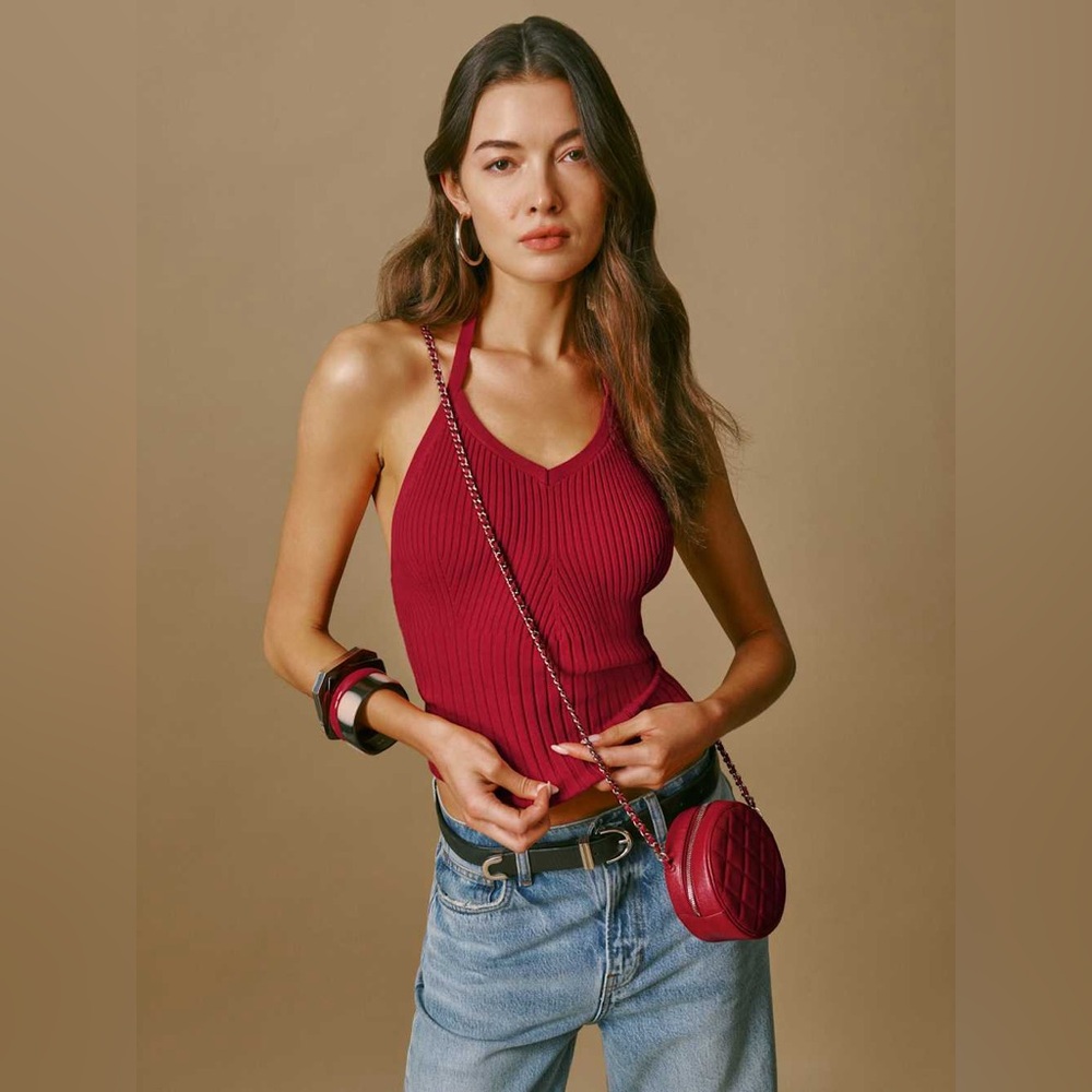 EUC reformation Delia halter top - size m